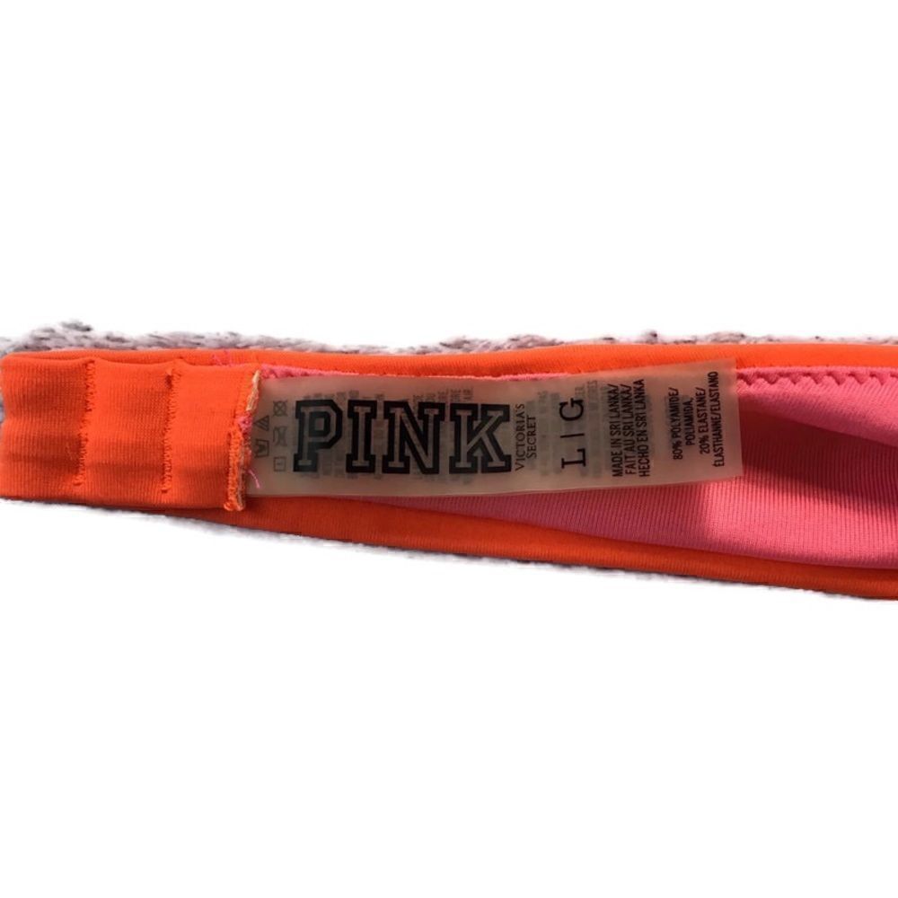 PINK Victorias Secret 2 Way Wrap Colorblock Top - Picture 5 of 8